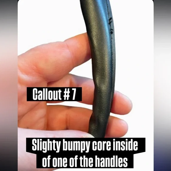 American Tourister 3 Piece Black Quilted & Faux Leather Accents - Some Callouts - Picture 14 of 15